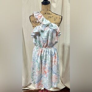 Stitch Fix Floral One-Shoulder Dress